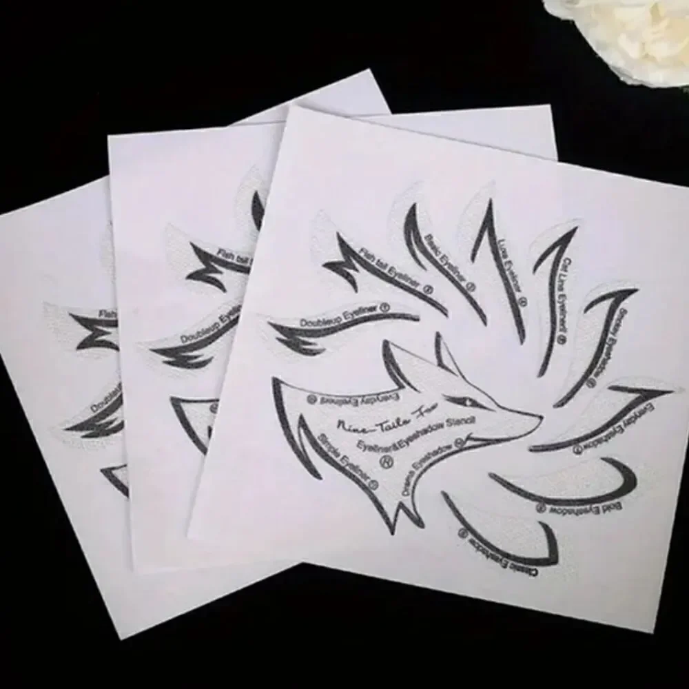Precision Eyeliner & Eyeshadow Stencil Kit 2 Pack ( 24 stickers )